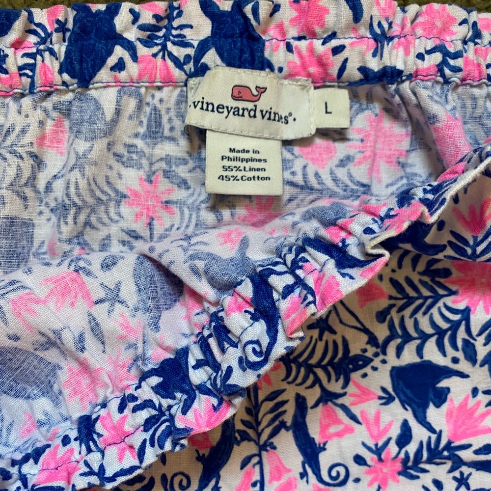Vineyard Vines off the shoulder dress sz Large